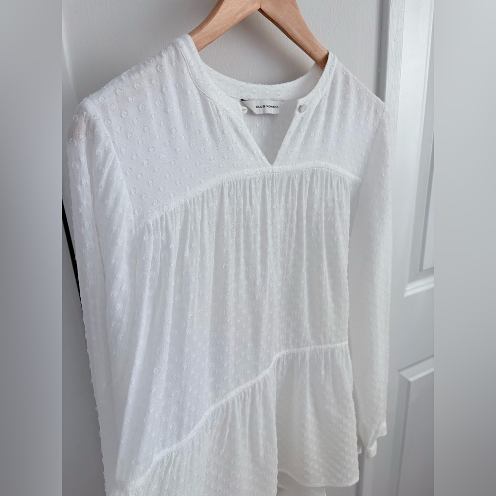 Club Monaco White Blouse – Size XS - Picture 5 of 5